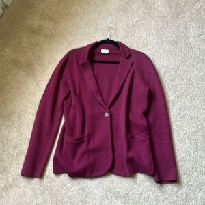 J Crew sweater blazer size L
